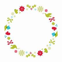 Image result for Round Christmas Clip Art