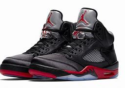 Image result for Black 5s Jordans