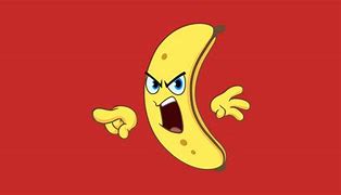 Image result for Angry Banana Cartoon