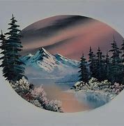 Image result for Joy of Painting Bob Ross Oval Winter Senan