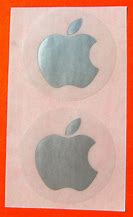 Image result for Apple Logo Stickers Black Fornt