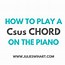 Image result for Bsus4 Chord Piano