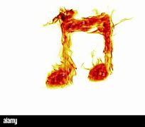 Image result for Musci Note On Fire