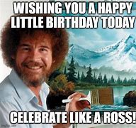 Image result for Bob Ross Happy Little Birthday