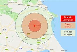 Image result for Kill Radius Nuclear Bomb