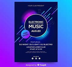 Image result for Electronic Music Poster