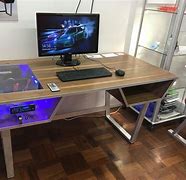 Image result for Computer Desk with Built in PC