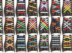 Image result for Hazard Tape Shoe Laces