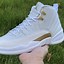 Image result for Air Jordan 12 White