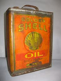 Image result for Shell Oil Can Vintage