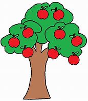 Image result for Apple Tree Clip Art with 2 Fruits