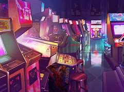 Image result for Aesthetic Anime Arcade