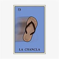 Image result for La Chancla Loteria Card