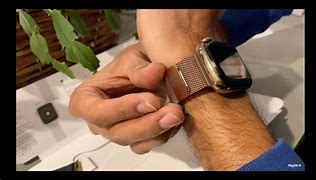 Image result for Gold Stainless Apple Watch Silver Milanese