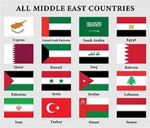 Image result for Middle East Flags and Names