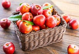 Image result for Red Apple's in a Basket