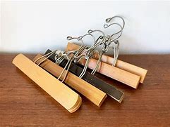 Image result for Vintage Wood Panr Hanger Folding
