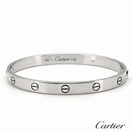 Image result for Cartier White Gold Bracelet