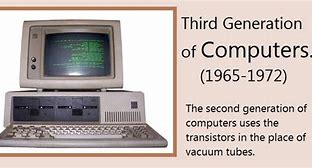 Image result for Third Generation Computer Year