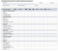 Image result for Equipment Startup Checklist Template
