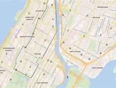 Image result for Manhattan Harlem Map