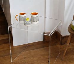 Image result for Clear Acrylic Side Tables