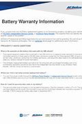 Image result for Battery Warranty
