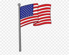 Image result for American Flag On Pole Clip Art