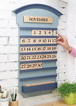 Image result for Hanging Wall Calendar Wood