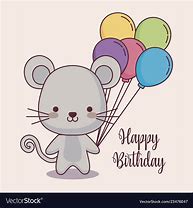 Image result for Happy Birthday Cute Mouse