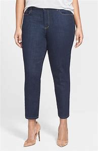 Image result for Plus Size Ankle Jeans