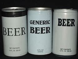 Image result for Generic Beer White Can