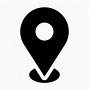 Image result for Address Pin Icon Black and White PNG