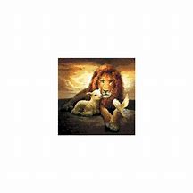 Image result for Lion and Lamb Diamond Painting