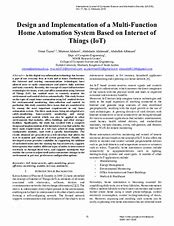 Image result for Home Automation Project Research Paper