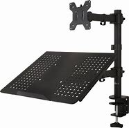 Image result for Signle Monitor Arm with Laptop Tray