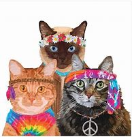 Image result for Hippie Cat Birthday Decor