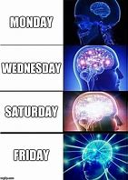 Image result for Friday Brain Meme