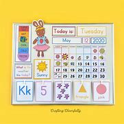 Image result for Calendar Board for Kids