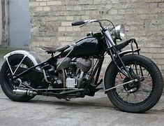Image result for Vintage Black Motorcycle