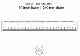 Image result for A4 Printable Ruler mm