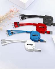 Image result for Retractable iPhone Cable Blue