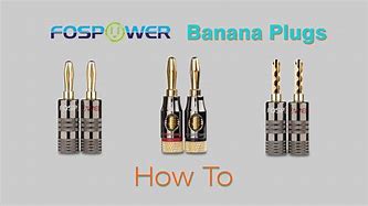Image result for How to Connect Speaker Wire to Banana Plugs