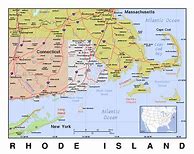Image result for Where Is Rhode Island Map
