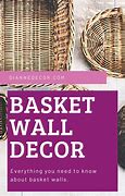 Image result for Basket Wall Decor