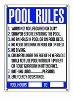 Image result for No Noise Sign at Pool Area