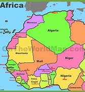 Image result for West Africa On World Map