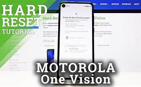 Image result for Hard Reset Motorola One Vision