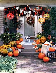 Image result for Outside Halloween Decorating Ideas
