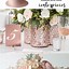 Image result for Rose Gold Centerpieces for Tables